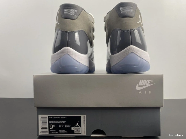 One Kick CT8012 'Cool Grey' 005 11 Retro Air Jordan 0802